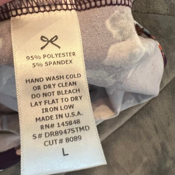 French Grey Stitchfix Brielle Maternity Short Sleeve Fitted Knit Dress Large - Picture 4 of 13